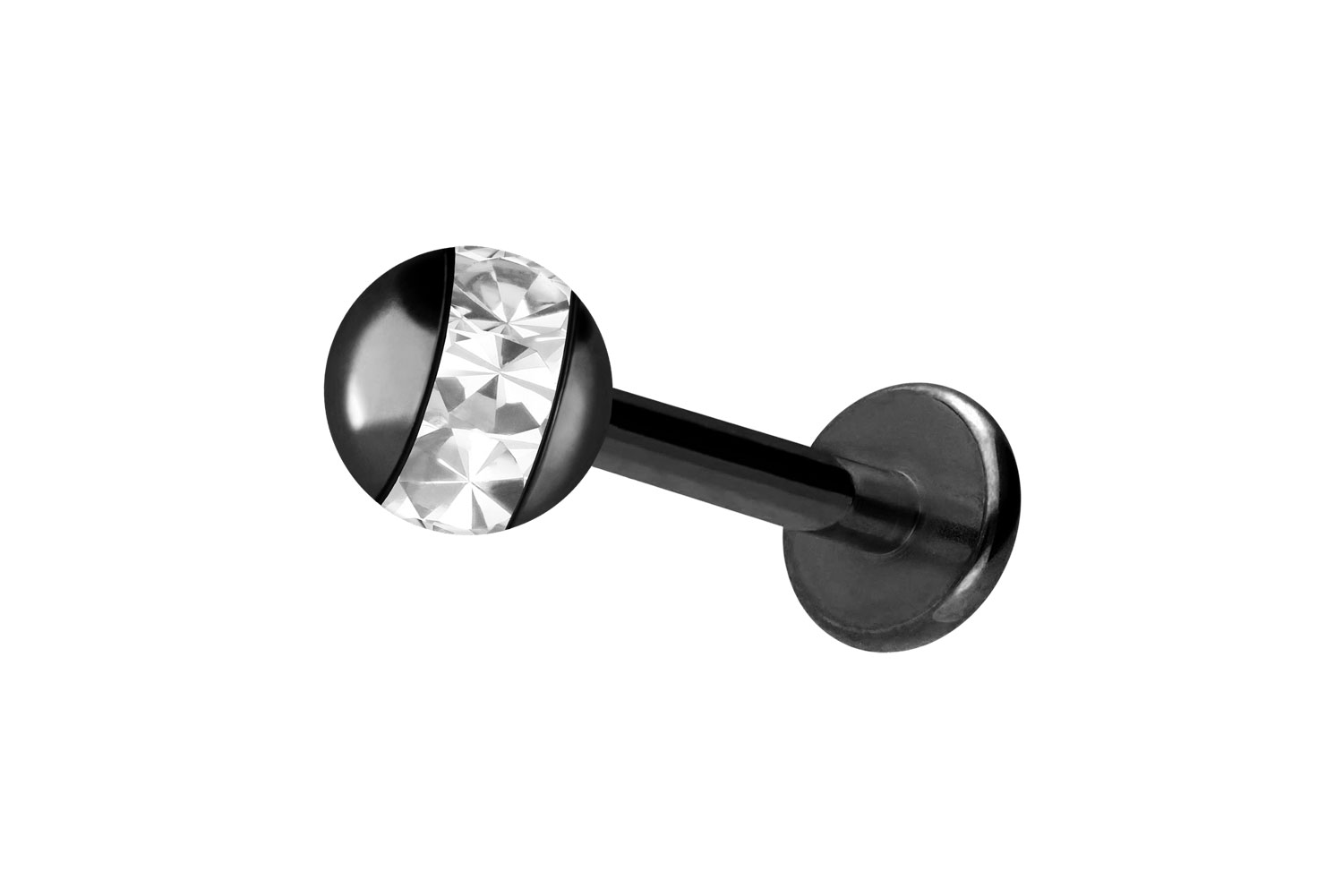 Chirurgenstahl Labret Piercing EPOXY-RING-KUGEL